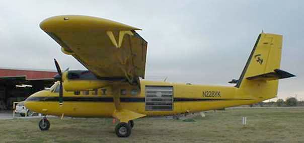 The Super Otter from Skydive Dallas.  Over 20 jumpers can fit in the Bus.