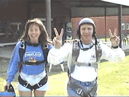 Lesa, Al and me on a jump.  Jay S. shot the video.